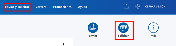 11 solicitar dinero a traves de paypal